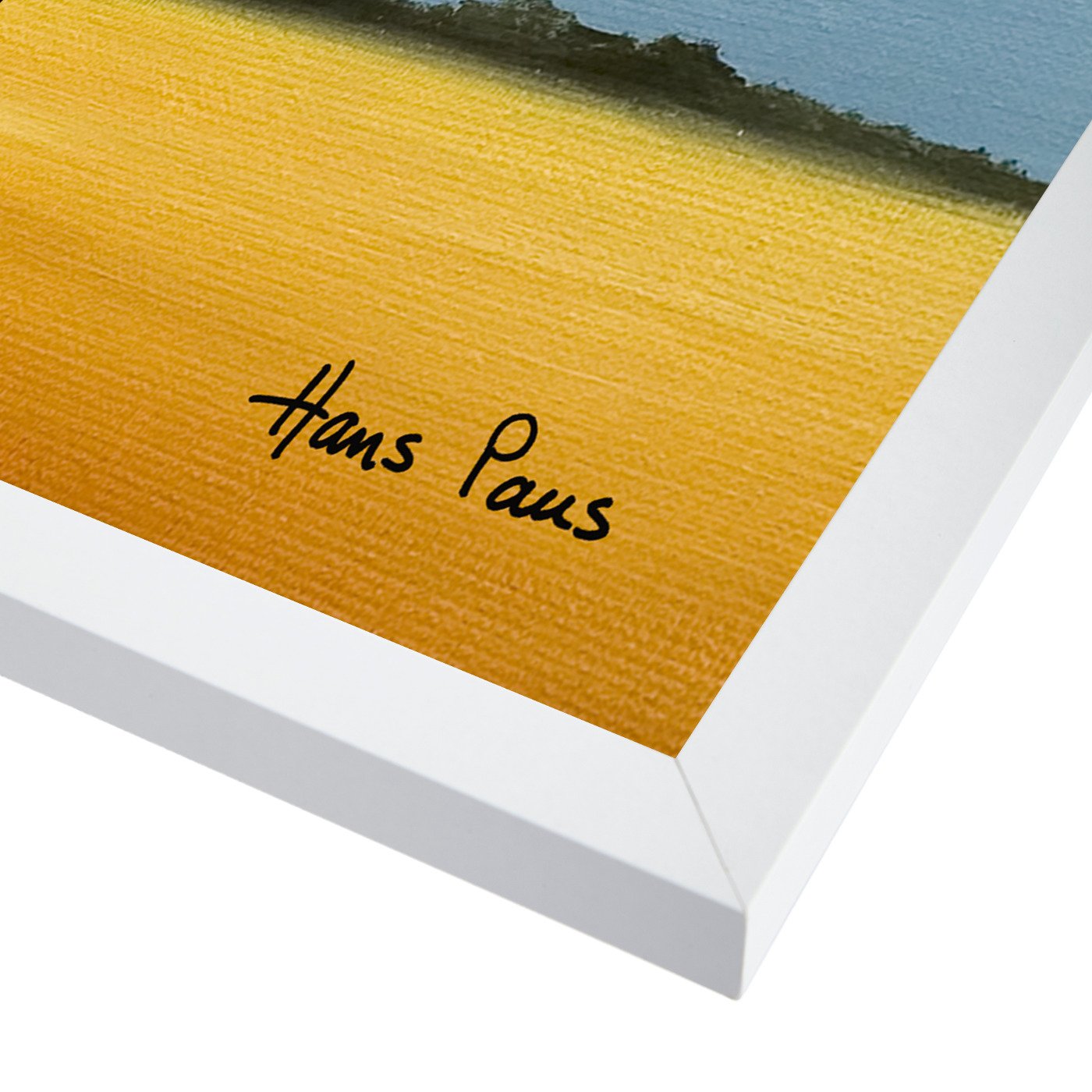 Yellow Meadow 1 By Hans Paus - Framed Print - Americanflat