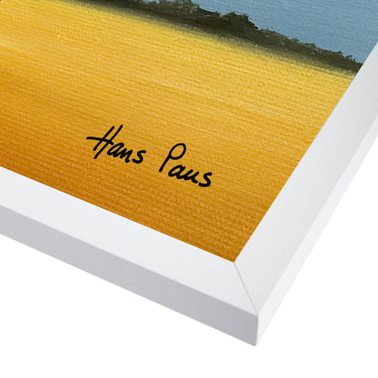 Yellow Meadow 1 By Hans Paus - Framed Print - Americanflat
