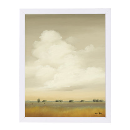 Majestic Cloud By Hans Paus - White Framed Print - Wall Art - Americanflat