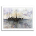 Boats 3 By Hans Paus - White Framed Print - Wall Art - Americanflat