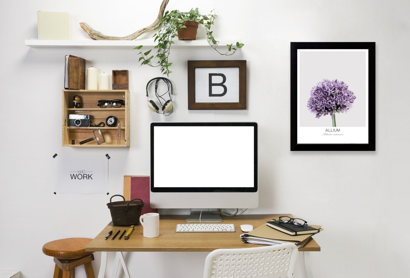 Allium By Nuada - Black Framed Print - Wall Art - Americanflat
