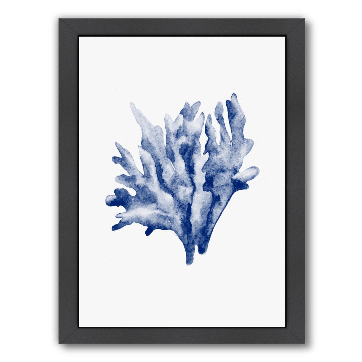 Blue Coral 2 By Nuada - Black Framed Print - Wall Art - Americanflat