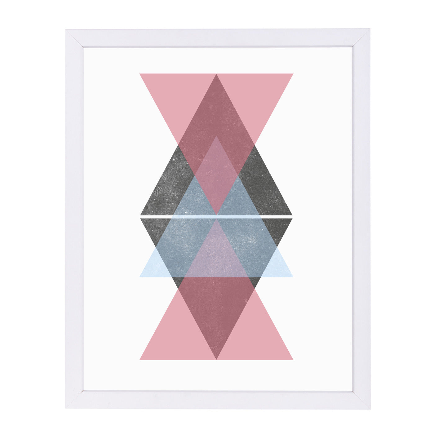 Geometric Art By Nuada - White Framed Print - Wall Art - Americanflat