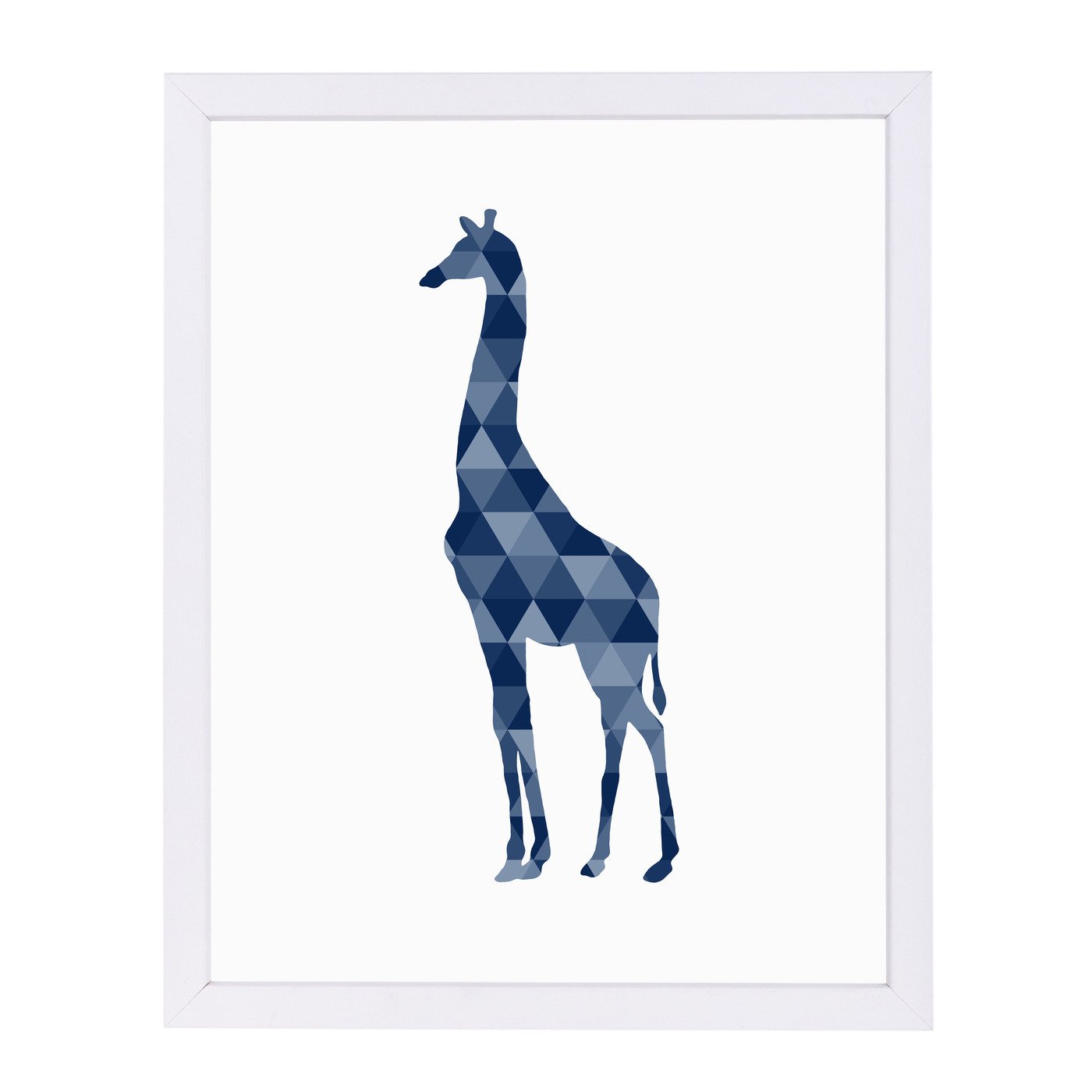Geometric Giraffe By Nuada - Framed Print - Americanflat