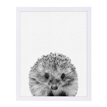 Hedgehog By Nuada - White Framed Print - Wall Art - Americanflat