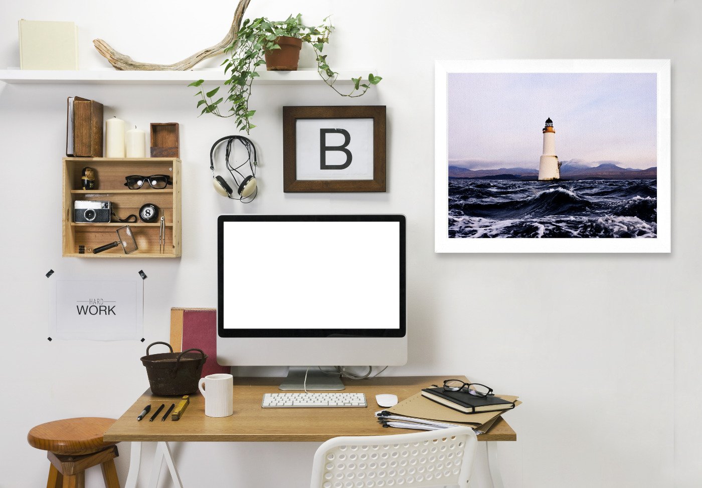 Lighthouse 2 By Nuada - Framed Print - Americanflat