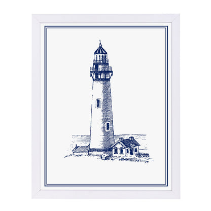 Lighthouse By Nuada - Framed Print - Americanflat