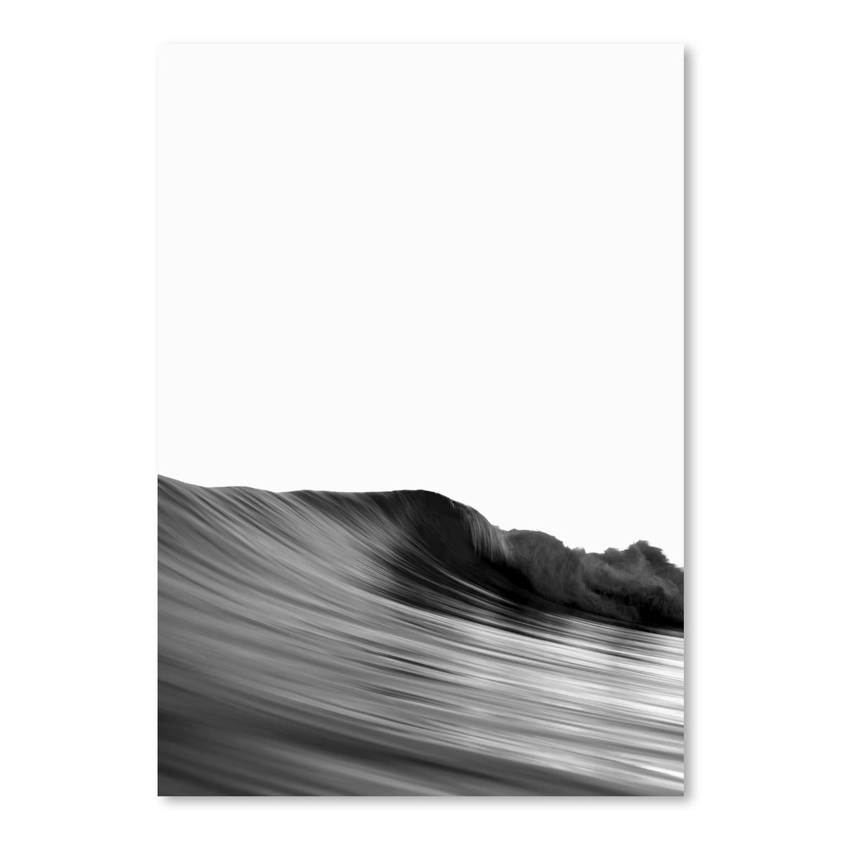 Wave Black And White by NUADA - Art Print - Americanflat