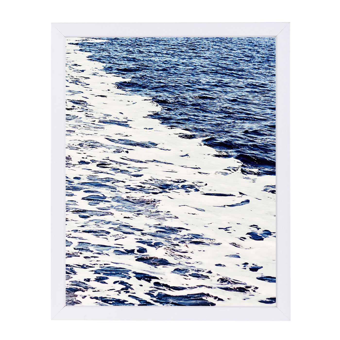 Ripple Effect By The Gingham Owl - White Framed Print - Wall Art - Americanflat