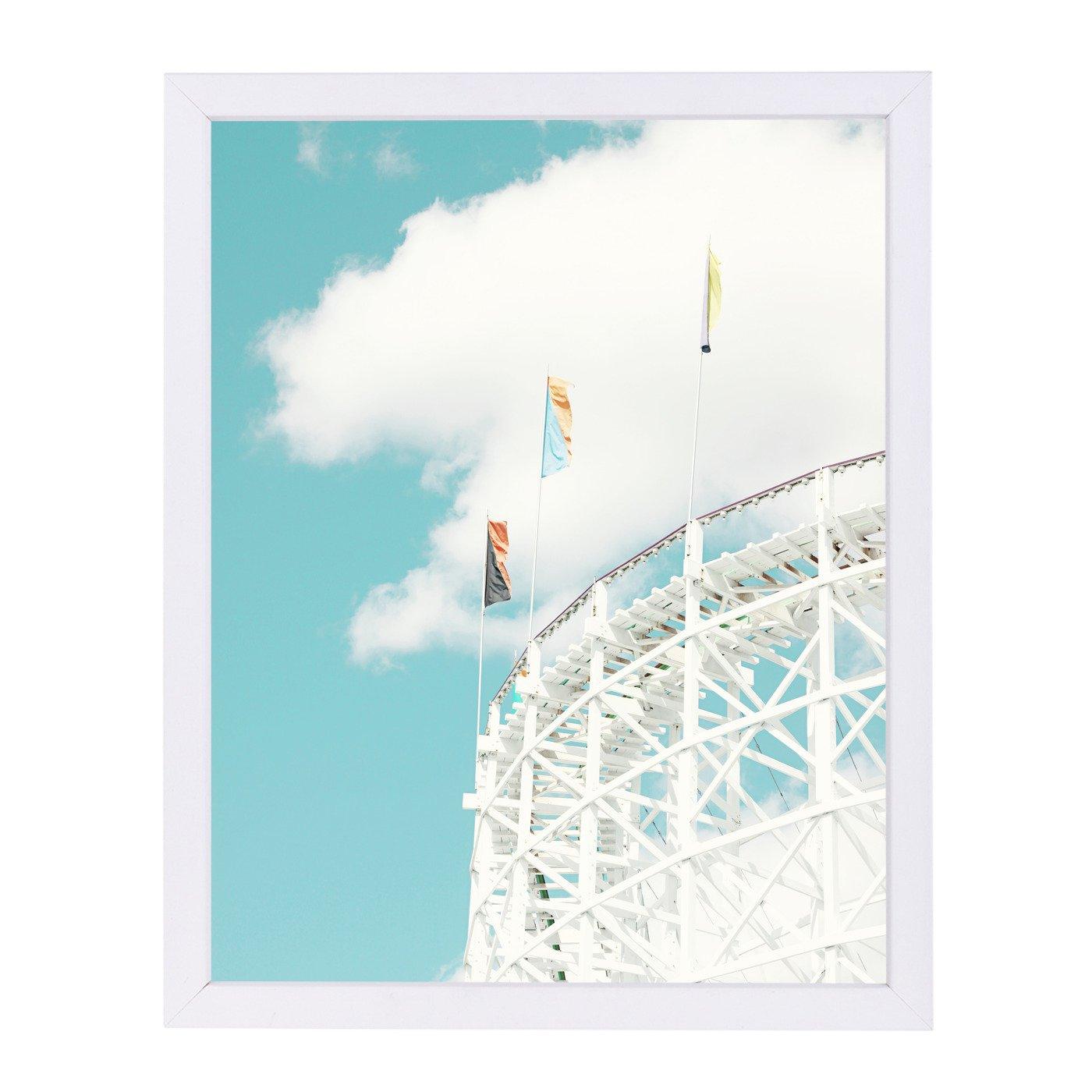 Roller Coaster By The Gingham Owl - Framed Print - Americanflat