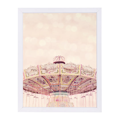 Swing Away By The Gingham Owl - White Framed Print - Wall Art - Americanflat