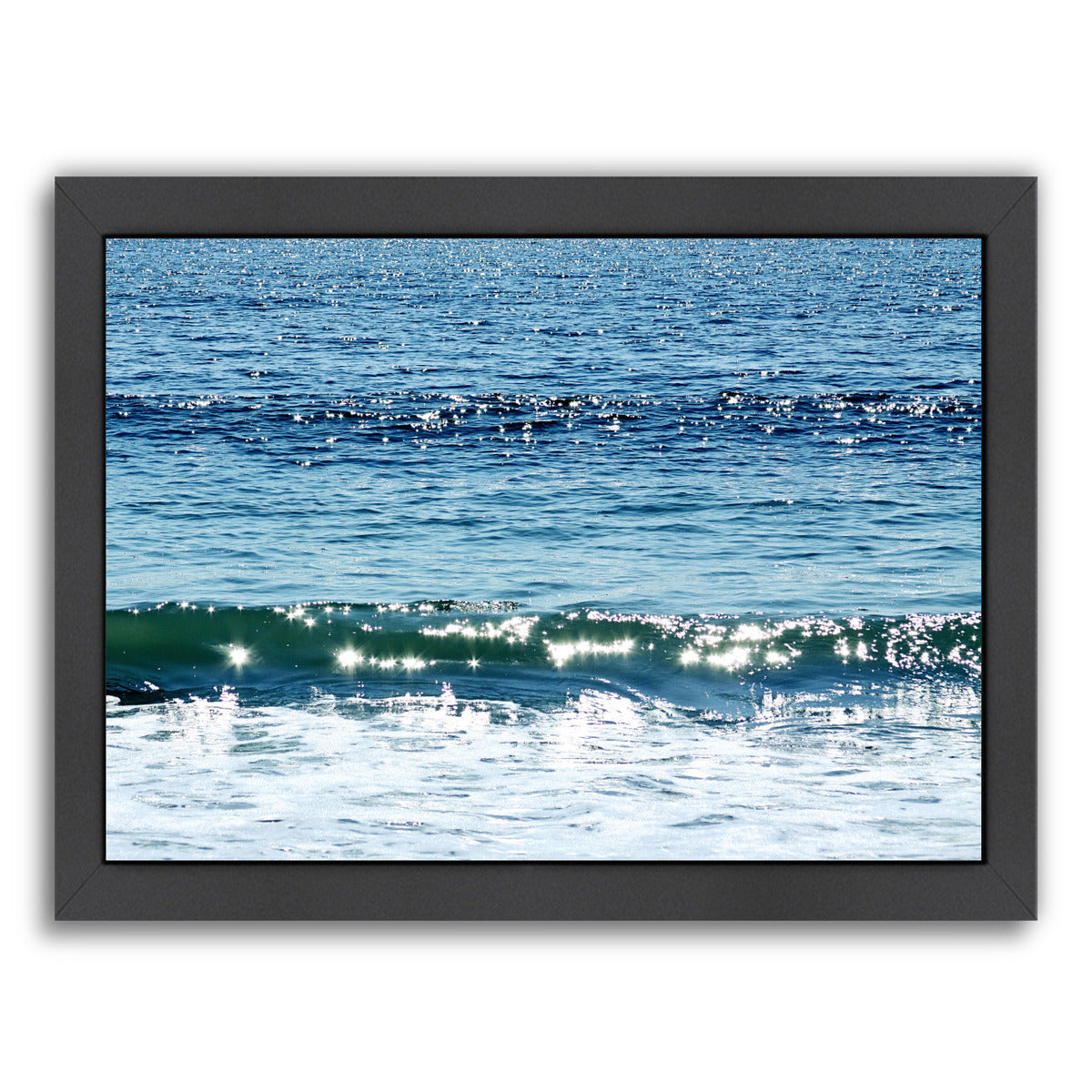 Water Lights By The Gingham Owl - Black Framed Print - Wall Art - Americanflat