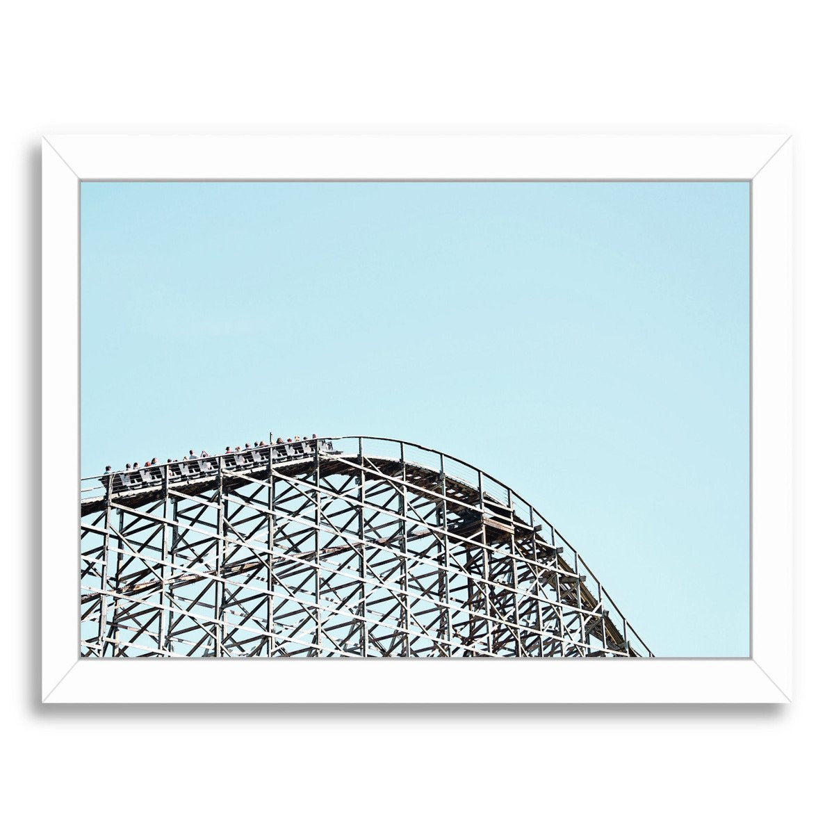 Wooden Coaster By The Gingham Owl - Framed Print - Americanflat