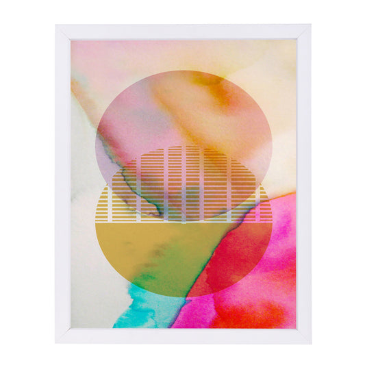 Color Sphere I by Hope Bainbridge - White Framed Print - Wall Art - Americanflat