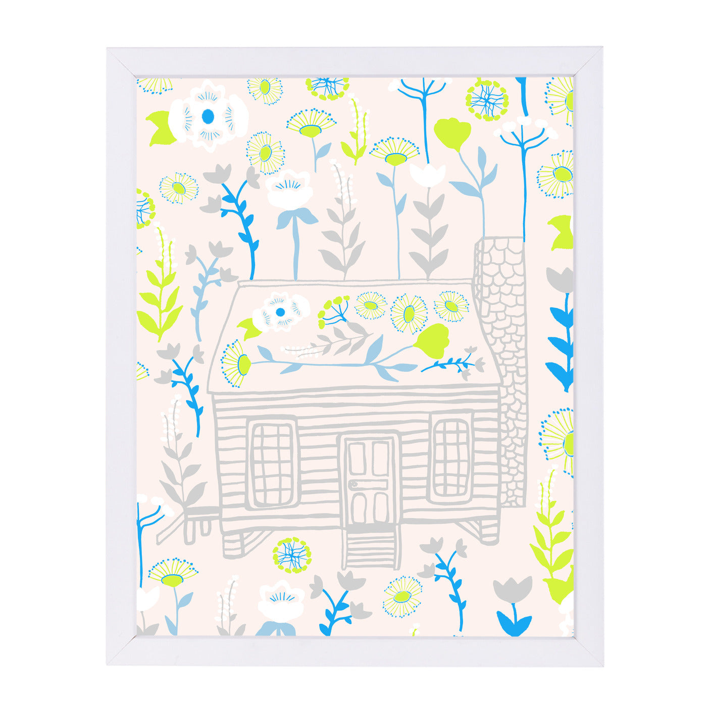 Countryside IV by Hope Bainbridge - White Framed Print - Wall Art - Americanflat