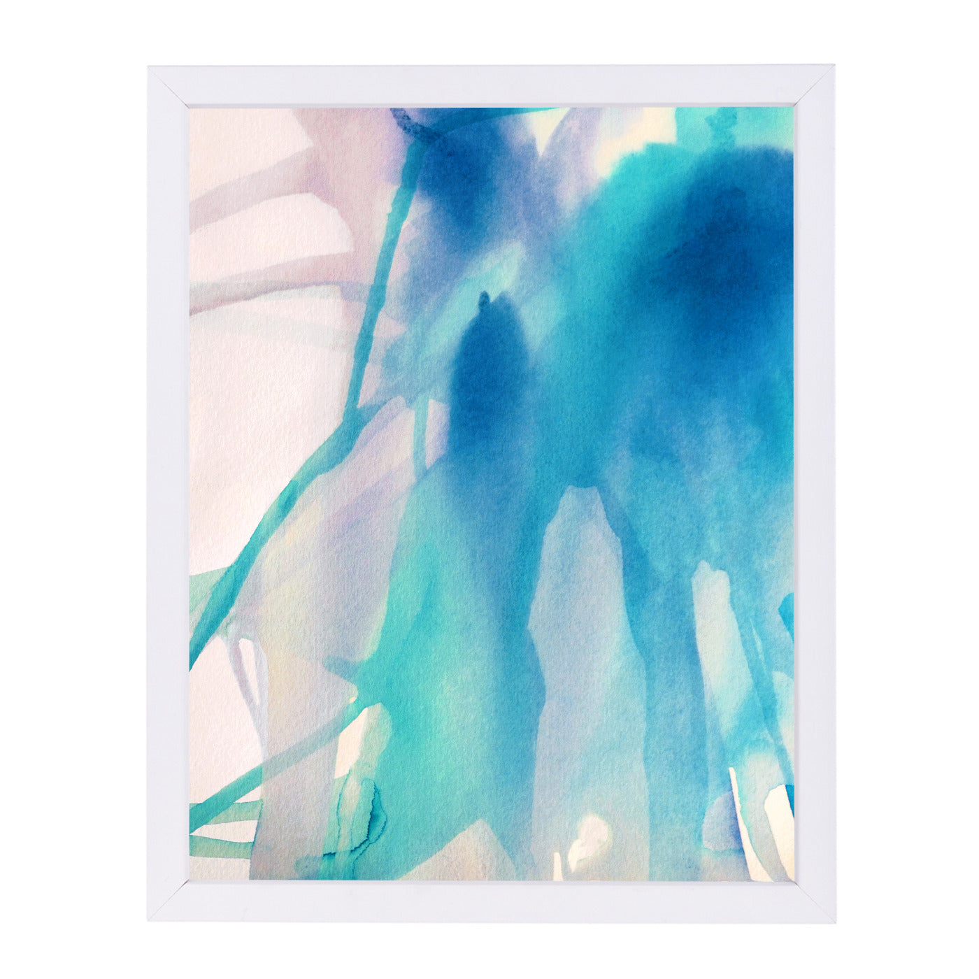 Fluid Feelings by Hope Bainbridge - White Framed Print - Wall Art - Americanflat