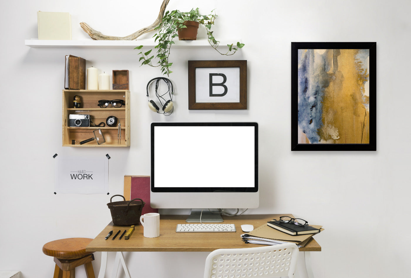 Gold Dust I by Hope Bainbridge - Black Framed Print - Wall Art - Americanflat