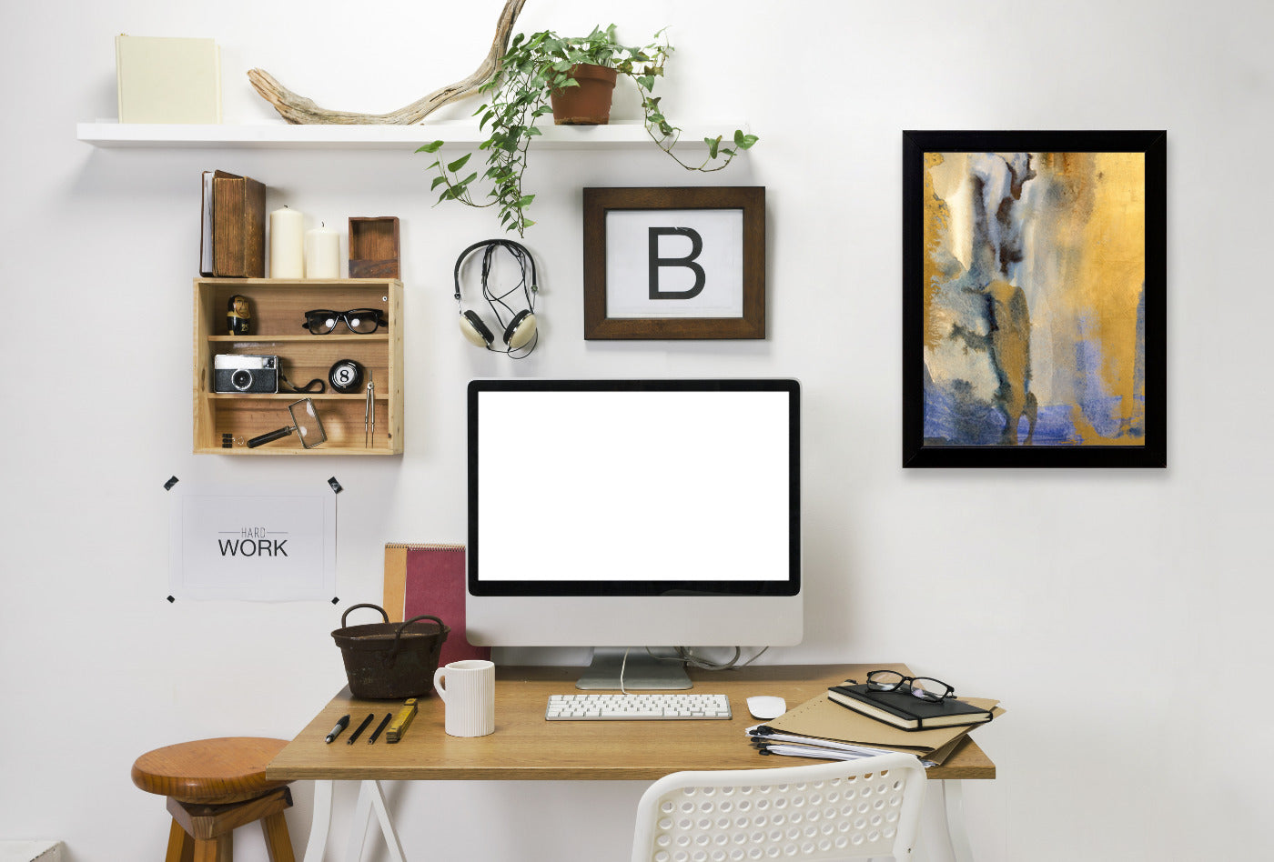 Gold Dust II by Hope Bainbridge - Black Framed Print - Wall Art - Americanflat