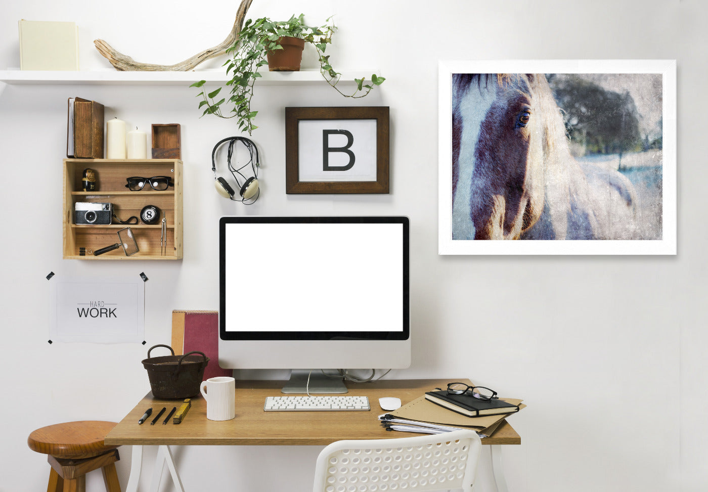High Sierra V by Hope Bainbridge - White Framed Print - Wall Art - Americanflat