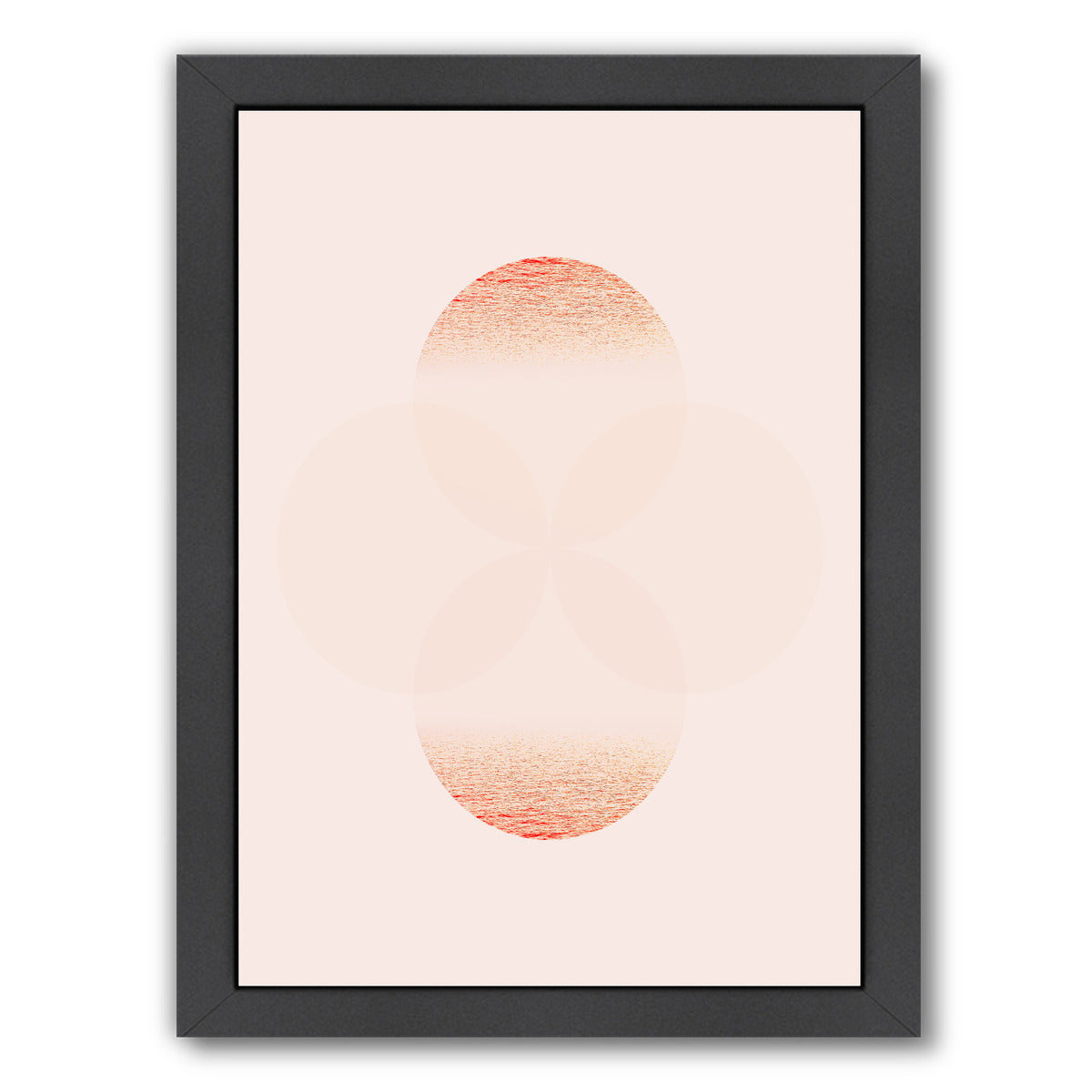 Lunar Blush I by Hope Bainbridge - Black Framed Print - Wall Art - Americanflat