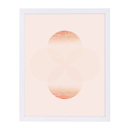 Lunar Blush I by Hope Bainbridge - White Framed Print - Wall Art - Americanflat