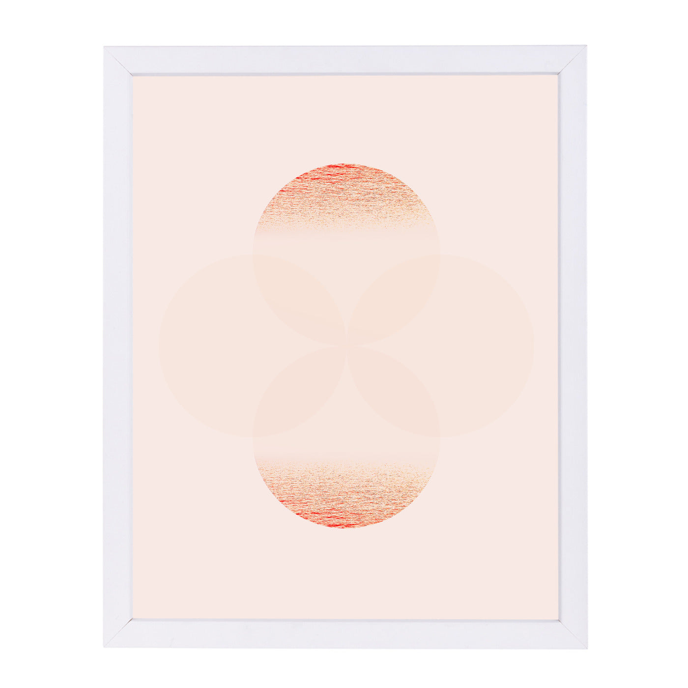 Lunar Blush I by Hope Bainbridge - White Framed Print - Wall Art - Americanflat