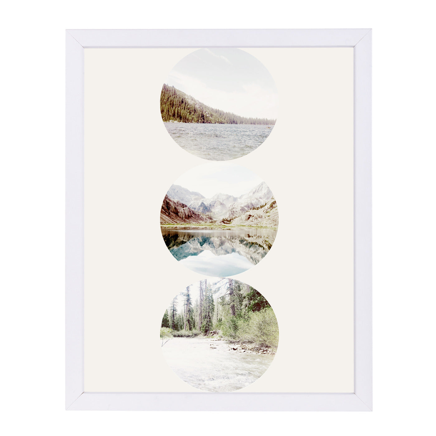Range of Morning Light I by Hope Bainbridge - White Framed Print - Wall Art - Americanflat