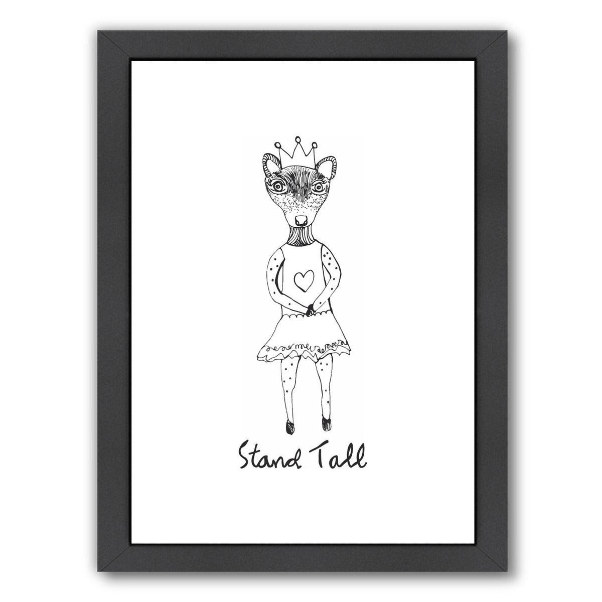Stand Tall by Hope Bainbridge - Black Framed Print - Wall Art - Americanflat