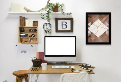 Stone & Marble II by Hope Bainbridge - Black Framed Print - Wall Art - Americanflat