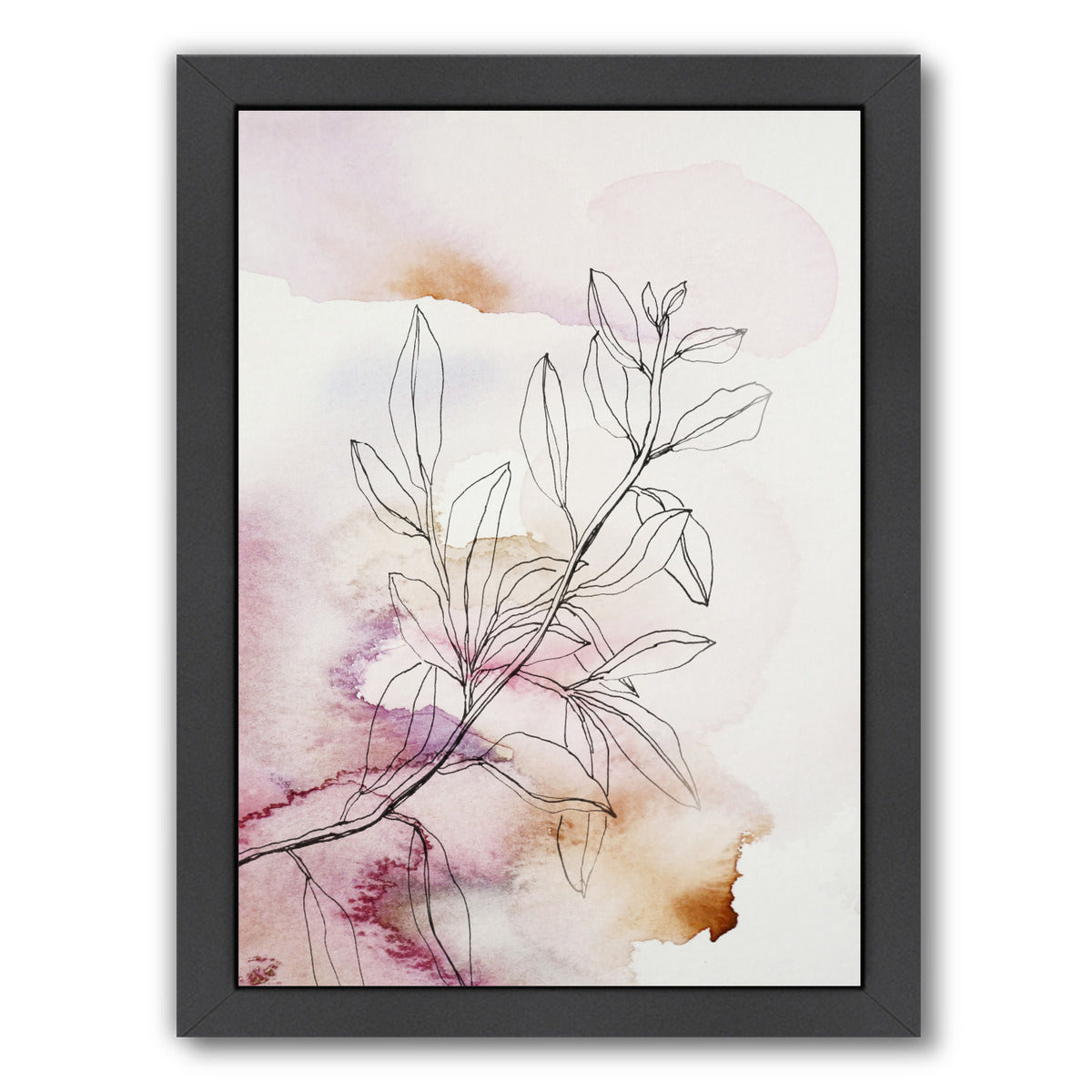 Whisper Petals III by Hope Bainbridge - Black Framed Print - Wall Art - Americanflat
