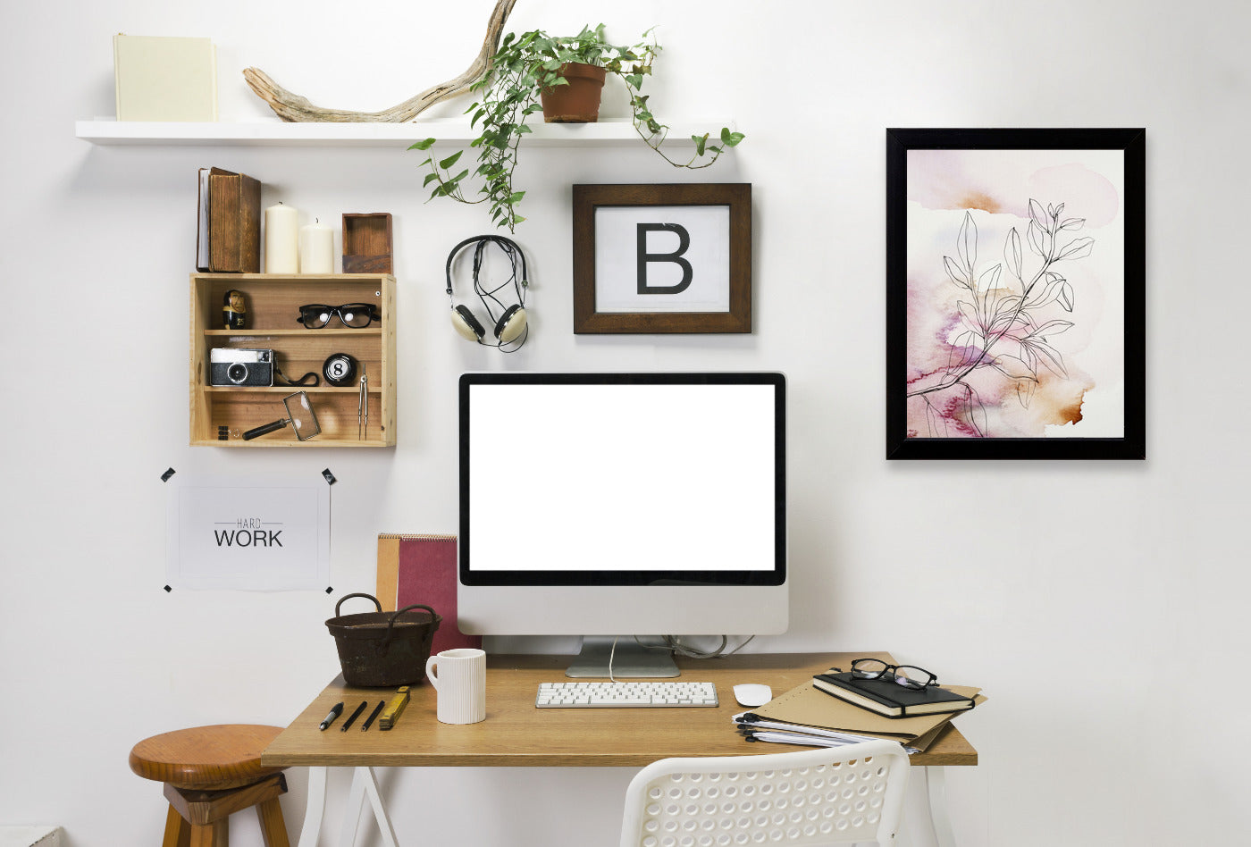 Whisper Petals III by Hope Bainbridge - Black Framed Print - Wall Art - Americanflat