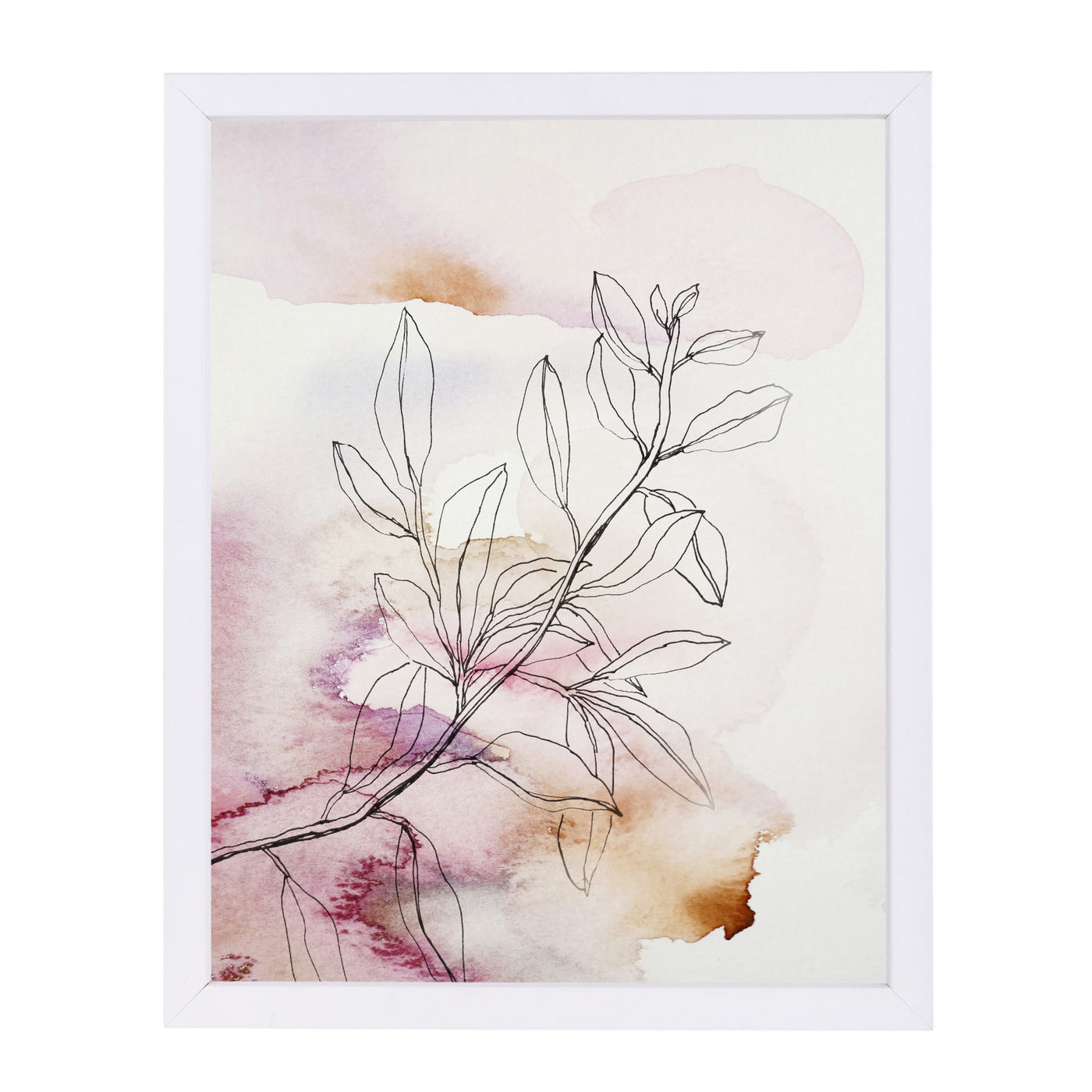 Whisper Petals III by Hope Bainbridge - White Framed Print - Wall Art - Americanflat