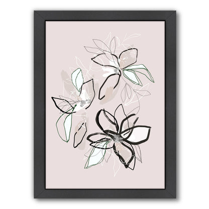 Winter Scribbles by Hope Bainbridge - Black Framed Print - Wall Art - Americanflat