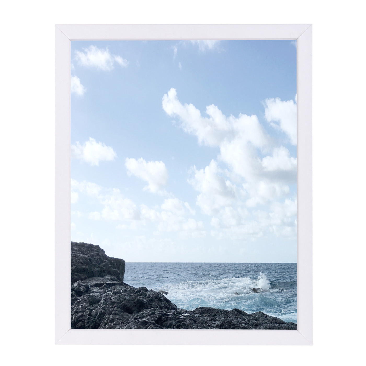 Coastal Living I by Hope Bainbridge - White Framed Print - Wall Art - Americanflat