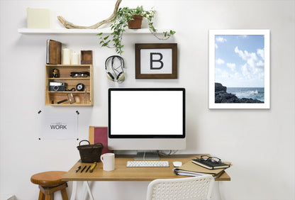 Coastal Living I by Hope Bainbridge - White Framed Print - Wall Art - Americanflat