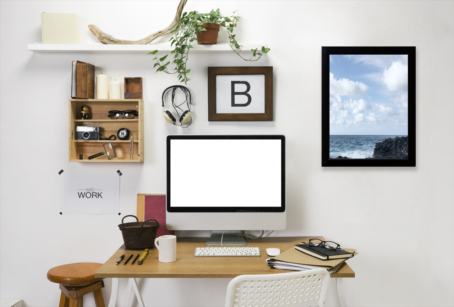 Coastal Living Ii by Hope Bainbridge - Black Framed Print - Wall Art - Americanflat