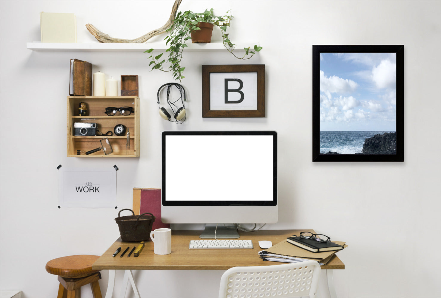 Coastal Living Ii by Hope Bainbridge - Black Framed Print - Wall Art - Americanflat