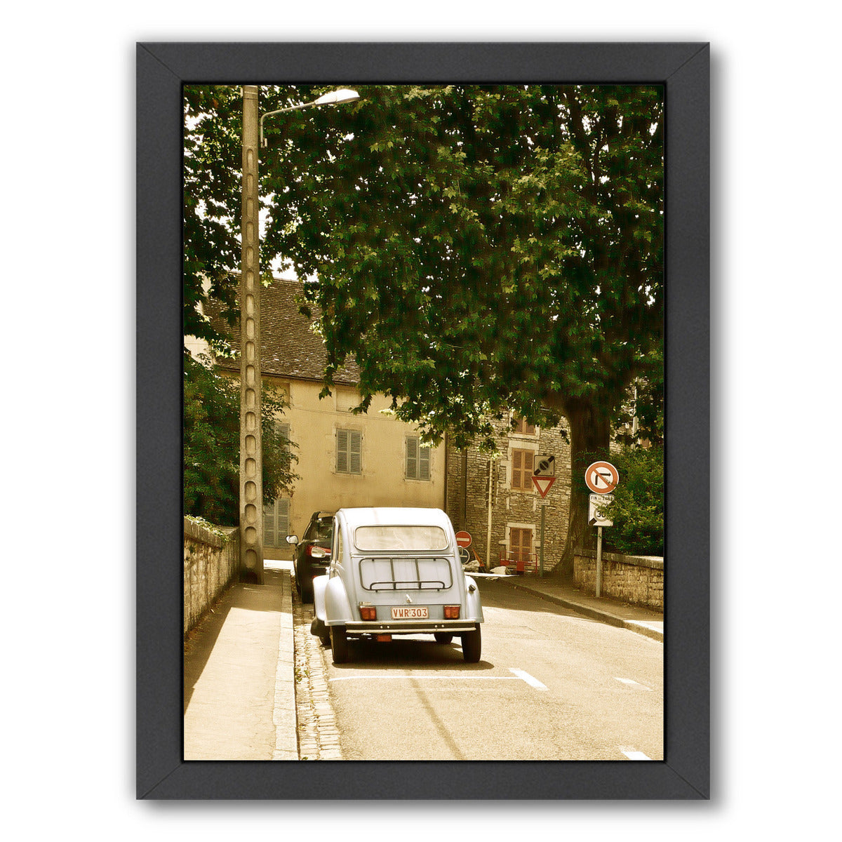 European Travels Iii by Hope Bainbridge - Black Framed Print - Wall Art - Americanflat