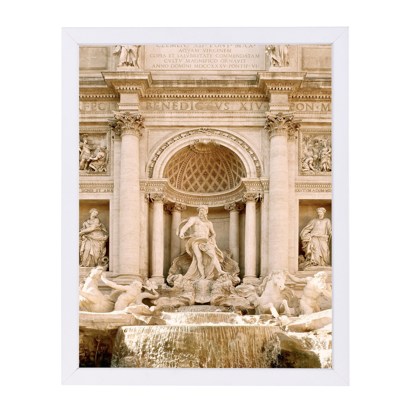 European Travels V by Hope Bainbridge - White Framed Print - Wall Art - Americanflat