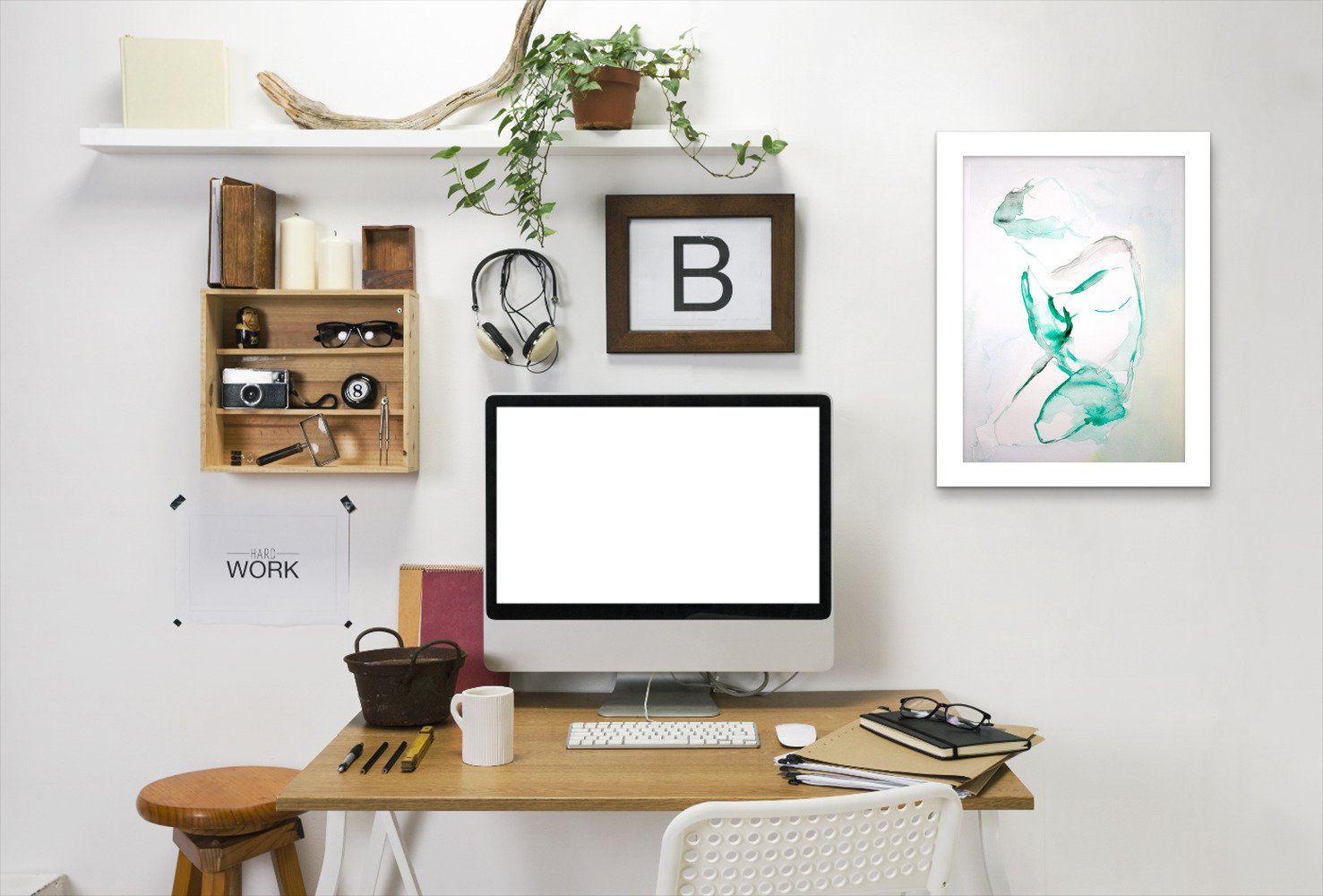 Nude I by Hope Bainbridge - Framed Print - Americanflat