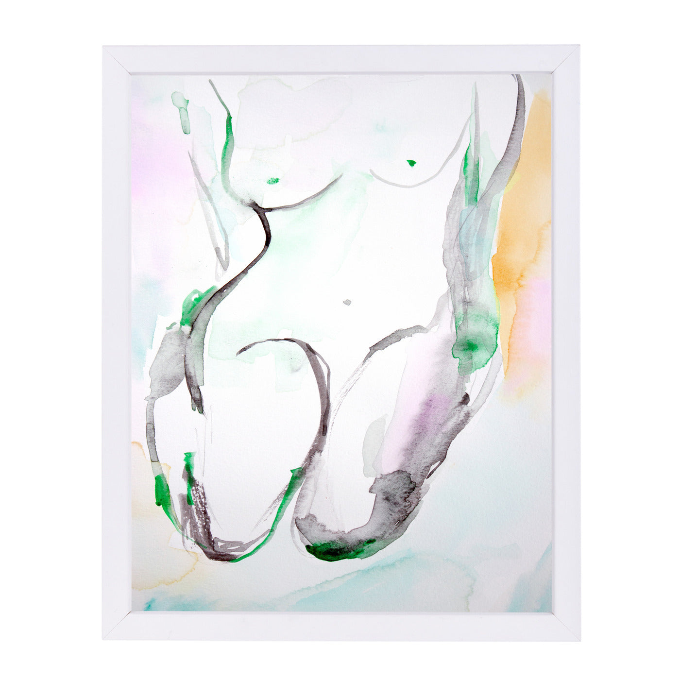 Nude Iii by Hope Bainbridge - White Framed Print - Wall Art - Americanflat