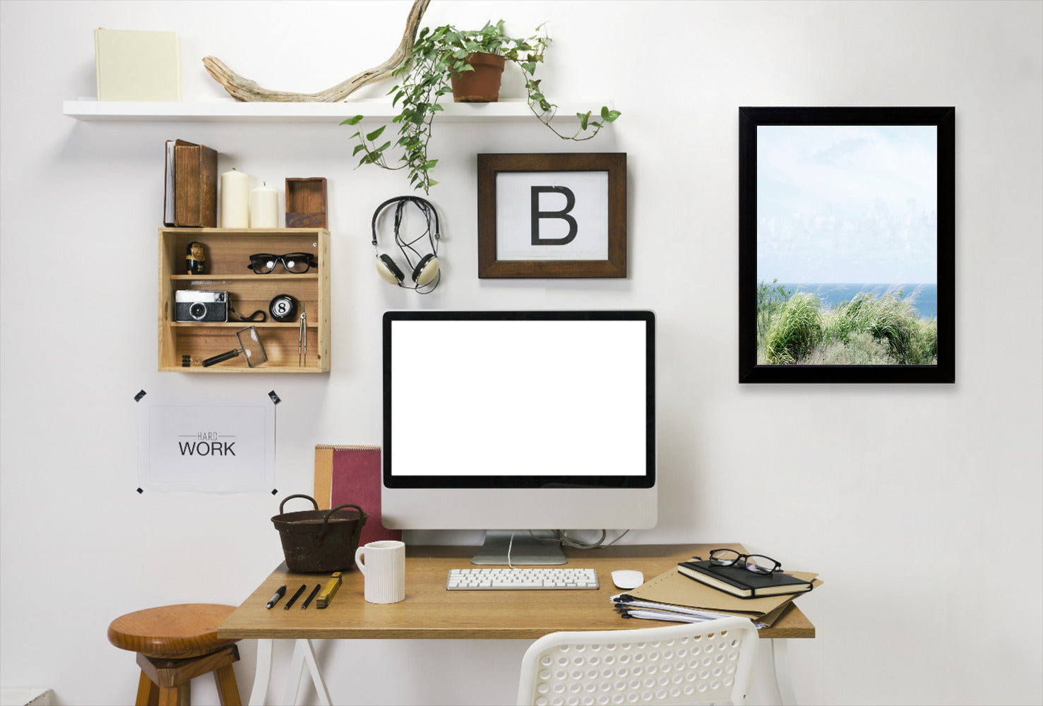 Paradise I by Hope Bainbridge - Black Framed Print - Wall Art - Americanflat