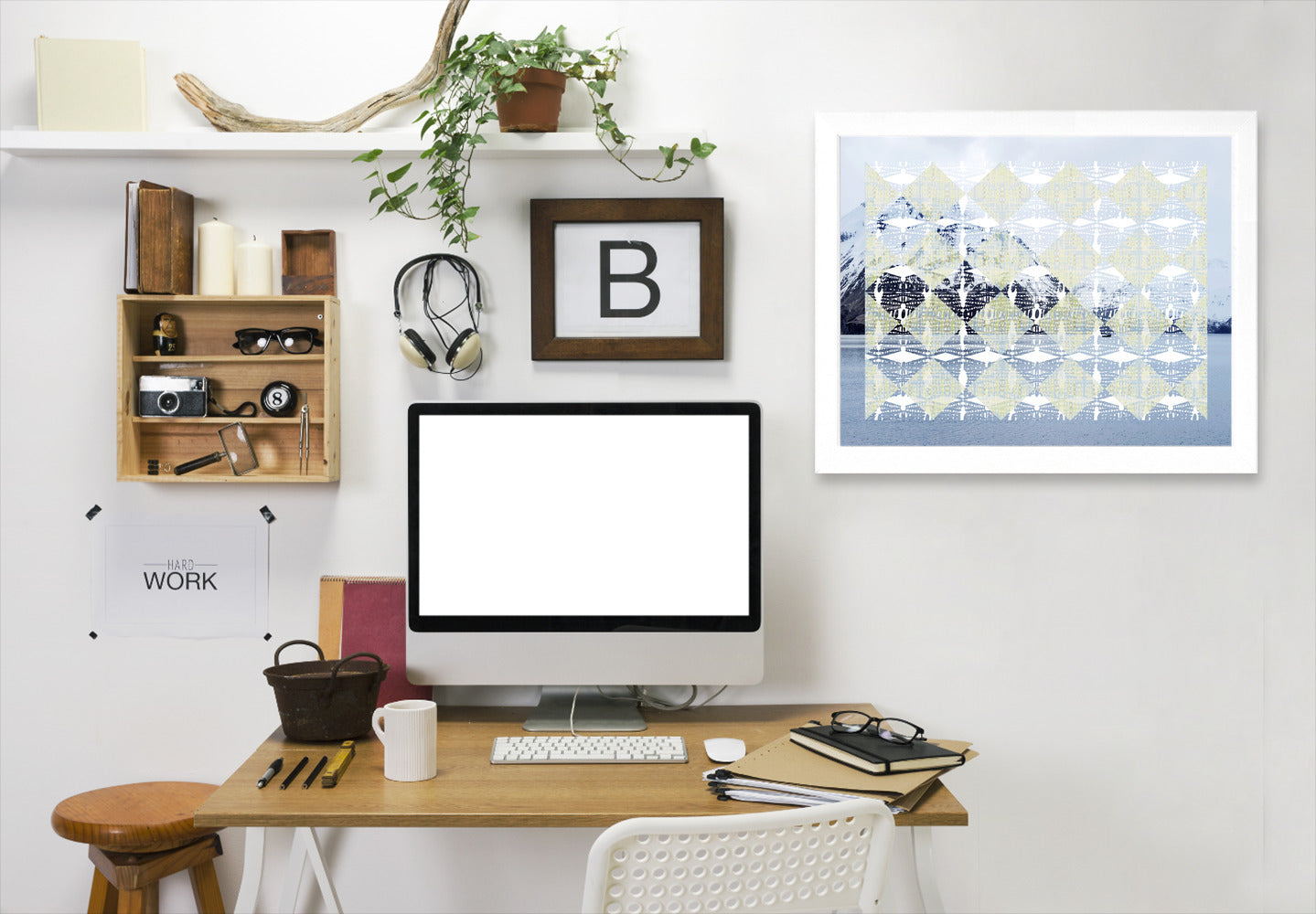 Patterns In Nature I by Hope Bainbridge - White Framed Print - Wall Art - Americanflat