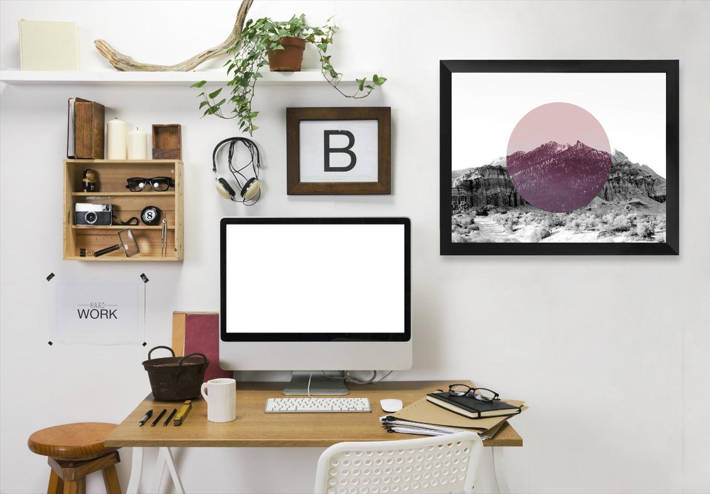 Shapes In Nature I by Hope Bainbridge - Black Framed Print - Wall Art - Americanflat