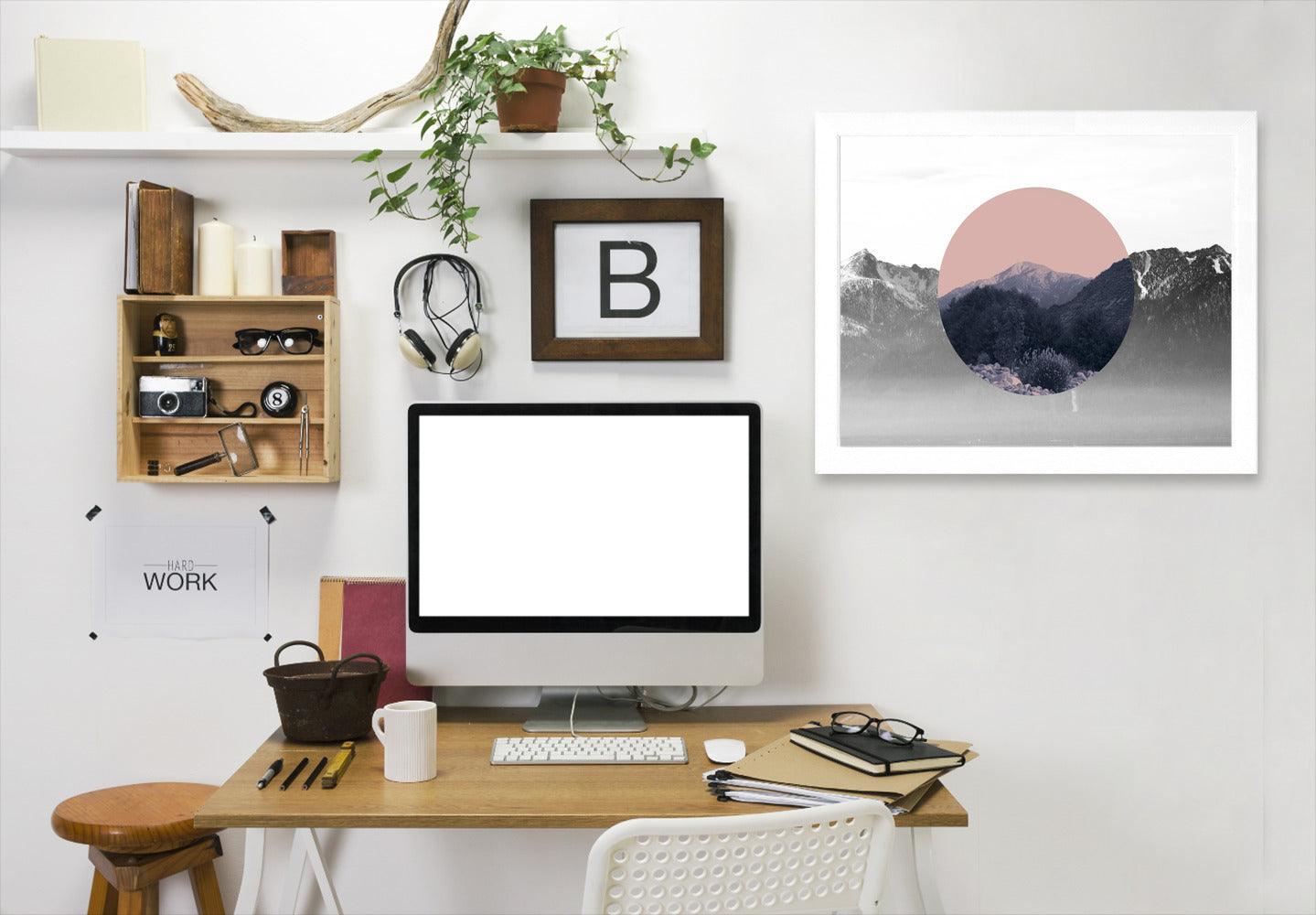 Shapes In Nature Ii by Hope Bainbridge - White Framed Print - Wall Art - Americanflat