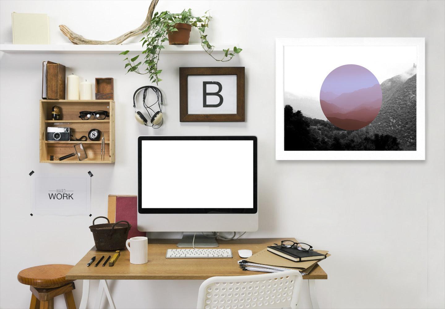 Shapes In Nature Iii by Hope Bainbridge - White Framed Print - Wall Art - Americanflat