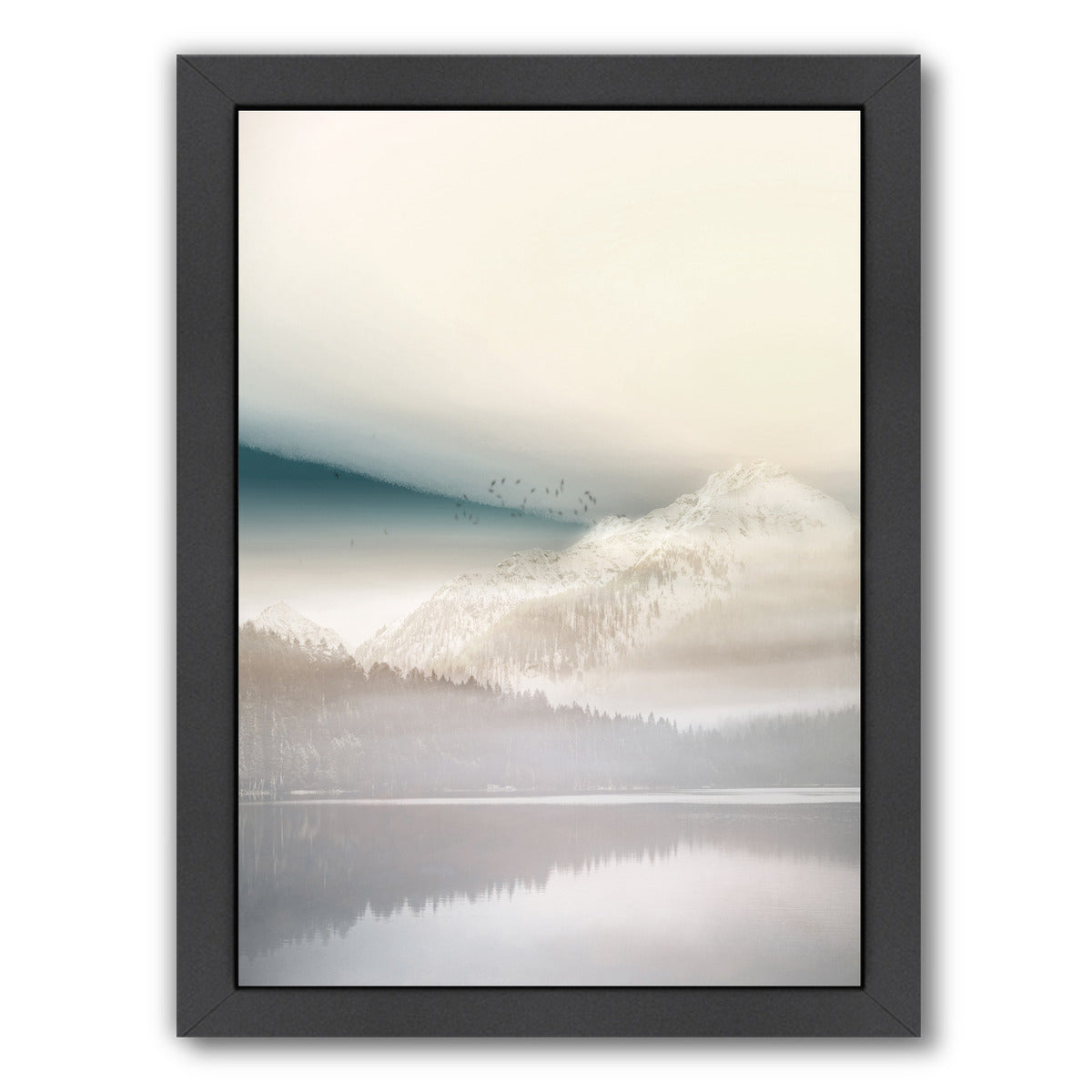 Vanilla Landscape I by Hope Bainbridge - Black Framed Print - Wall Art - Americanflat