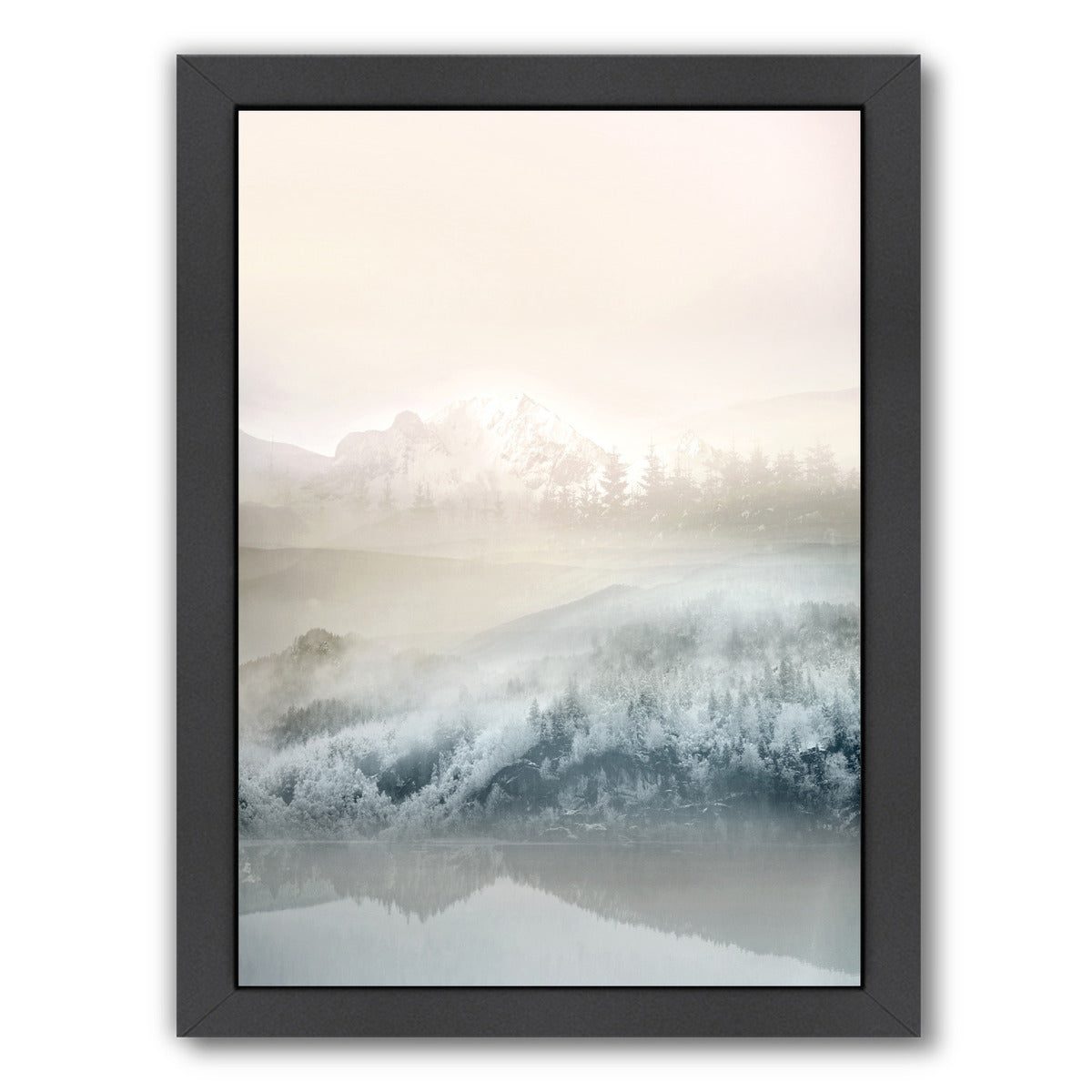 Vanilla Landscape Ii by Hope Bainbridge - Black Framed Print - Wall Art - Americanflat
