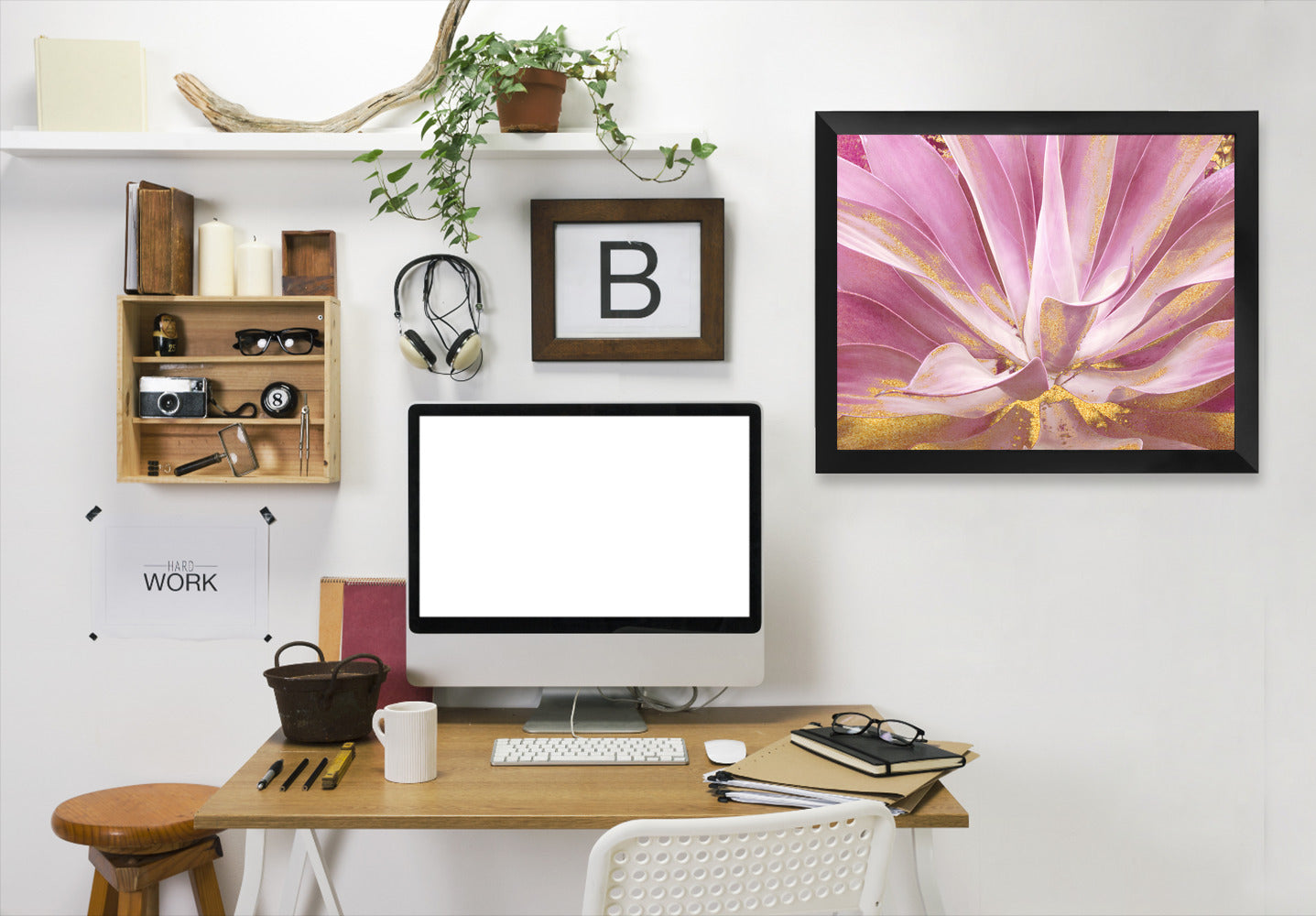 Leaves 8 by Hope Bainbridge - Black Framed Print - Wall Art - Americanflat