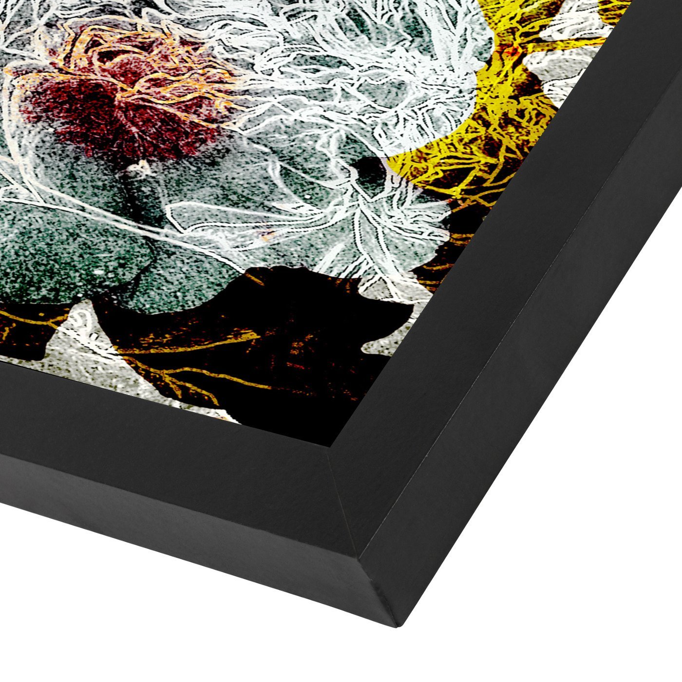 Autumn Floral by Hope Bainbridge - Black Framed Print - Wall Art - Americanflat